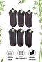 جوارب قصيرة بدون خياطة للجنسين من Bamboo Booties، عبوة من 6 قطع - 2