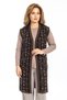 Classic Women's Ethnic Model Knitwear Knitted Long Mother Vest 1070 - 2