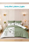4-Pcs Printed Duvet Cover Set Queen Size 200x230cm, Brushed Microfiber Fabric (Without Filler) - 6