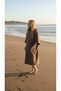 Welsoft Women's Oversize Hooded Beach Towel Hoodie Sweatshirt Brown - 2