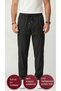 Men's Black Parachute Oversize Trousers, Wide Legs, Comfortable Fit, Casual Sports