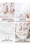 Printed Duvet Cover Set 6-Pcs – Queen Size 200x230 cm, Microfiber Fabric, No Filler Inside - 5