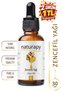 Ginger Oil (Ginger Oil) Cold Pressed Solid Oil 30 ml Glass Bottle with Dropper
