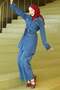 Pocketed Jeans Set with Stone Detail Light Blue 19282