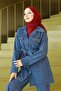 Pocketed Jeans Set with Stone Detail Light Blue 19282 - 2