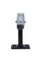 Door Stopper Buffer Matte Black 8 Cm Metal Door Stop Silicone - 4