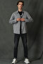 Dillon Smart Jean Men's Trousers Slim Fit Dark Gray - 3