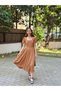 Design Matilda Long Dress Women Cinnamon Color - 2