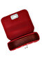 Women's Red Long Strap Quilted Mini Crossbody Bag 26Sbd2481Kp - 4