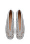 Women's Silver Glitter Summer Ballerina Shoes 25Sfe45196F - 7