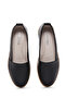 Women's Black Leather Shoes, Comfort Loafer 26Pfd500118 - 4