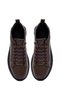 Men's Brown Lace-Up Genuine Leather Sneaker, Winter Sports Shoes 25Wfd690518 - 7