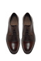 Black Men's Brown Lace-Up Leather Classic Shoes 26Sfd602614 - 4