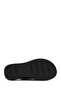 Women's Black Strappy Thick Soled Genuine Leather Comfort Sandals 25Sfd342226 - 4