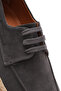 Men's Gray Lace-Up Suede Leather Casual Shoes 25Sfd 631910 - 8