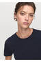 Short Sleeve Peplum T-Shirt - 6