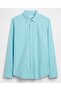 Linen Blend Standard Fit Shirt 887952 Men's Shirt Green - 2