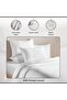 Indulgence 3-piece Duvet Cover Set 200x200cm-white - 7