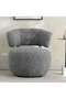Twilight Throne Accent Chair - Grey &white - 2