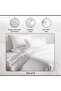 Reflection Home Willow Leaf Embroidered 3-piece King Comforter Set 240x260cm - Beigegreen - 6