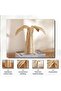 Cane Jute Palm Decor Figurine 52x52x53cm - Natural - 5