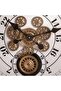 Tempo Vintage Gear Clock Dia 60cm - Antique Brass - 3