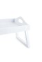 Almora Sofa Tray With Foldable Legs 30x20.8x18.5cm- White - 4