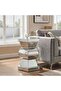 Elmaz End Table Polish - Silver