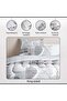 Boston Geo 3-piece King Comforter Set 240x260cm - White/grey - 7