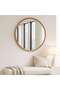 Errapel Round Wall Mirror Dia 80cm - Natural - 3
