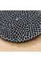 Mossra 4 Piece Lasercut Round Coaster Set 10x10cm-grey - 3