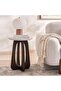 Prisien End Table Marble - Beige Walnut