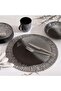 Orion Reactive Glaze Stoneware Salad Bowl Dia19cm -black - 3