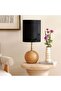 Alhodya E-27 Resin Table Lamp Dia 25.4x61cm - Natural