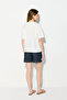Floral Embroidered Relaxed Fit Cotton T-Shirt - White - 6