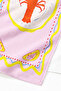 Lobster-Themed Pink Beach Towel - Quick-Drying Microfiber Towel with Yellow Detailing Inspired by the Mediterranean - 3