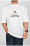 Curious Cat Curious Oversize Digital Printed White T-Shirt - 2
