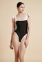 Solid One-Piece Swimsuit - 3