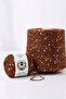 100Gr Bag Yarn / Knitting Yarn 100% Cotton Color Tile 3Mm+6Mm Tile Chunky Sequin Yarns 50Gr X 2 =100Gr