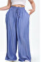 Plus Size Women's Oversized Summer Sweat-Proof Oversized Tencel Fabric Loose-Fit Elastic Waist Mom Pants - 2