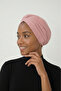 Cross Pleated Band Lined Powder Ready Turban Hijab Pool Cap Suitable for Medical Use - 3