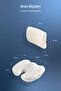 Visco Orthopedic Sitting and Lumbar Support Cushion Set, Back Pillow and Coccyx Cushion - 2