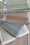Single Two Color Kopanaki Lace Honeycomb Pique - Waffle Woven -160X230 Cm-Cappuccino - 7