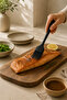(6 pieces) heat resistant non-stick silicone spatula set black - 4
