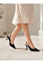 Nola Women's Pointed Toe Open Back Thin Heeled Shoes 1122