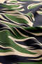 Nilsu Patterned Green Twill Silk Scarf - 3