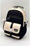 Unisex Satin Water Resistant Fabric Multi-Compartment Middle School High School School Travel and Backpack - 2