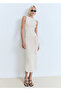 Mesh Dress with Belt - 2
