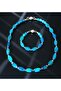 Agate Evil Eye Protection Peace and Balance Necklace Bracelet Set