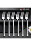 Dessert Forks 12-Piece Wicker Model Stainless Steel 18/0 Quality - 2